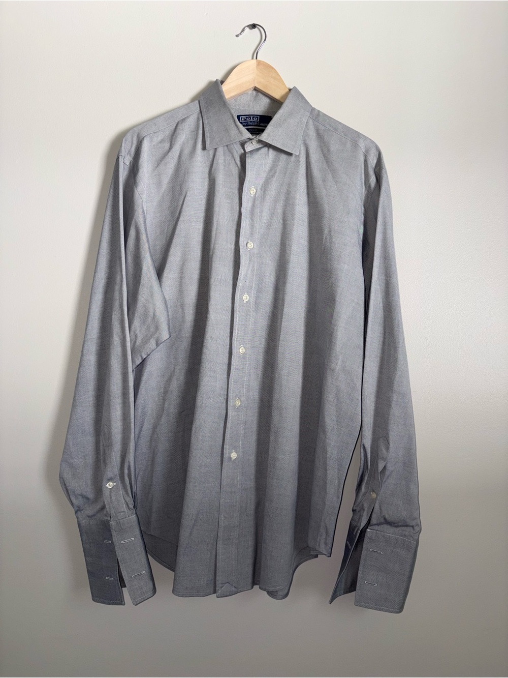 Polo Ralph Lauren Vintage Philip Oxford Button Down Preppy Old Money Shirt 17-35